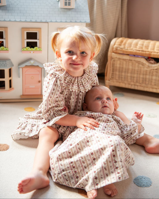 matching daughter sister and baby floral nightie set Christmas gift