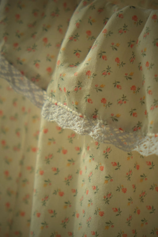 pink ditsy floral girls nightdress nightie
