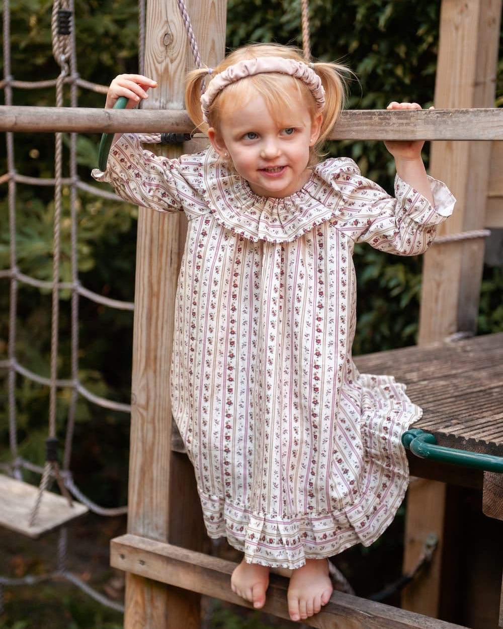Beatrice organic cotton traditional girls nightie