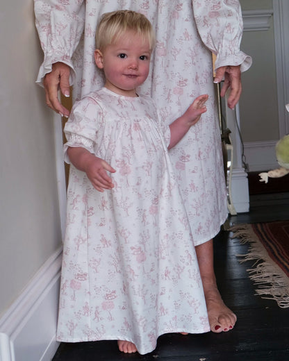 Cordelia Toile organic cotton baby nightie boys girls unisex Christmas gift