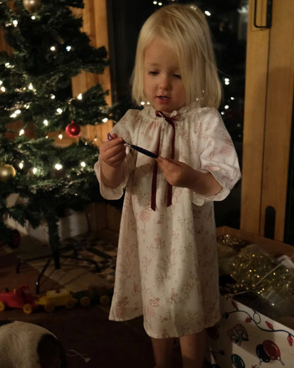 Cordelia Toile white girls cotton traditional nightie Christmas gift