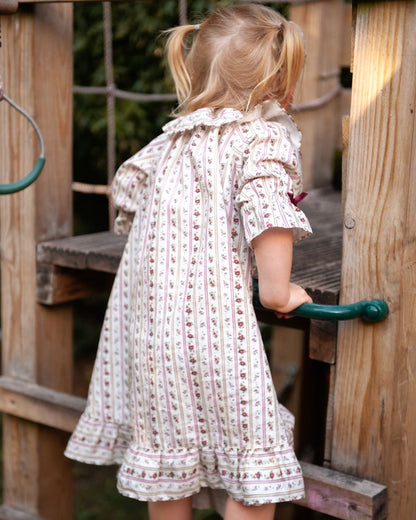 traditional girls floral nightie