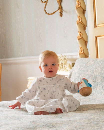 traditional organic cotton baby nightie unisex boy girls